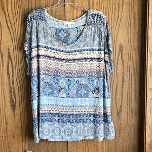 ONE WORLD top size 2X